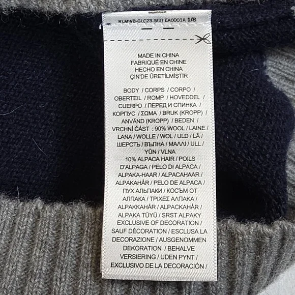 Polo Ralph Lauren Wool Alpaca Color-block Knit Crewneck Sweater Mens XL  Preppy - Picture 7 of 10